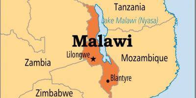 Mapa de lilongwe Malawi